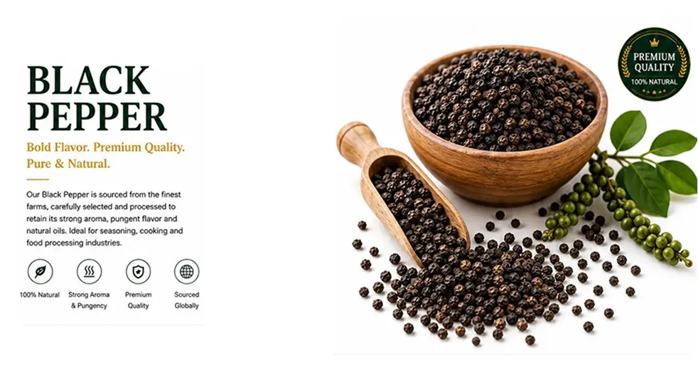 Export Black Pepper